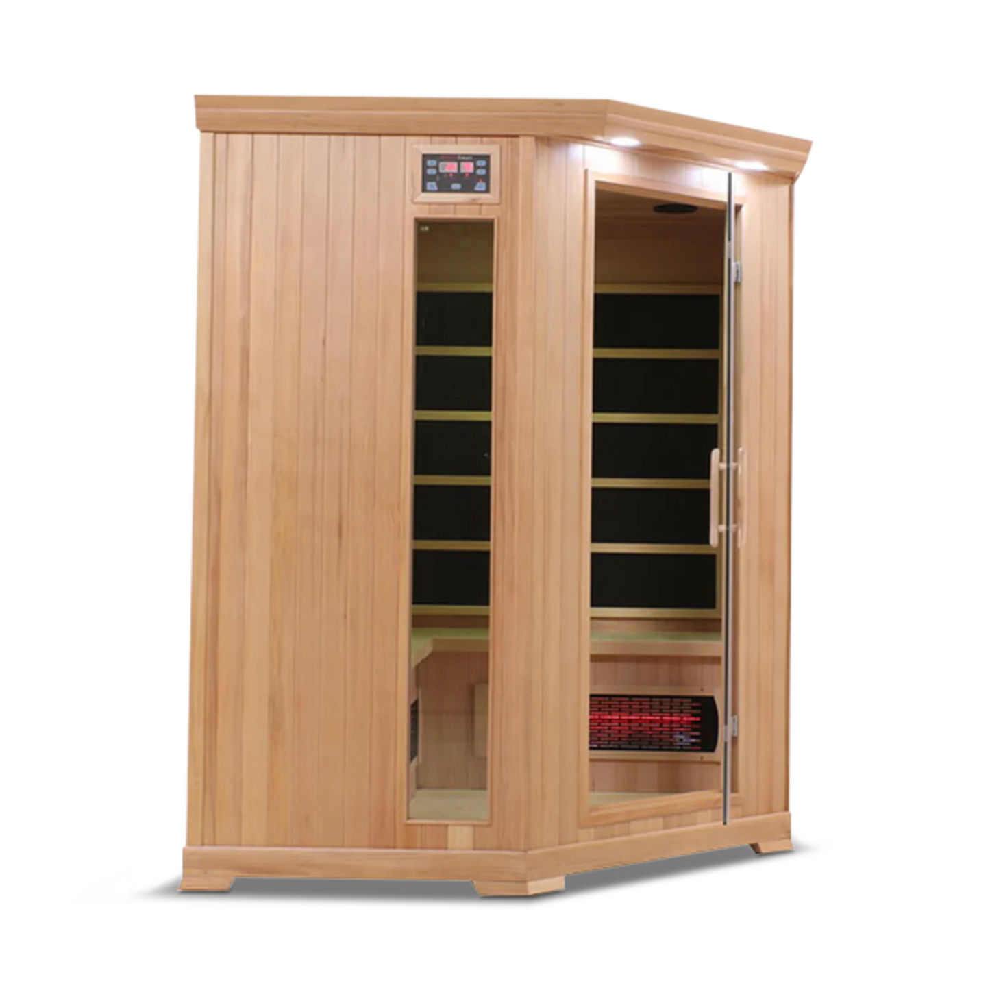 HealthSmart 4 Person Hemlock Corner Infrared Sauna