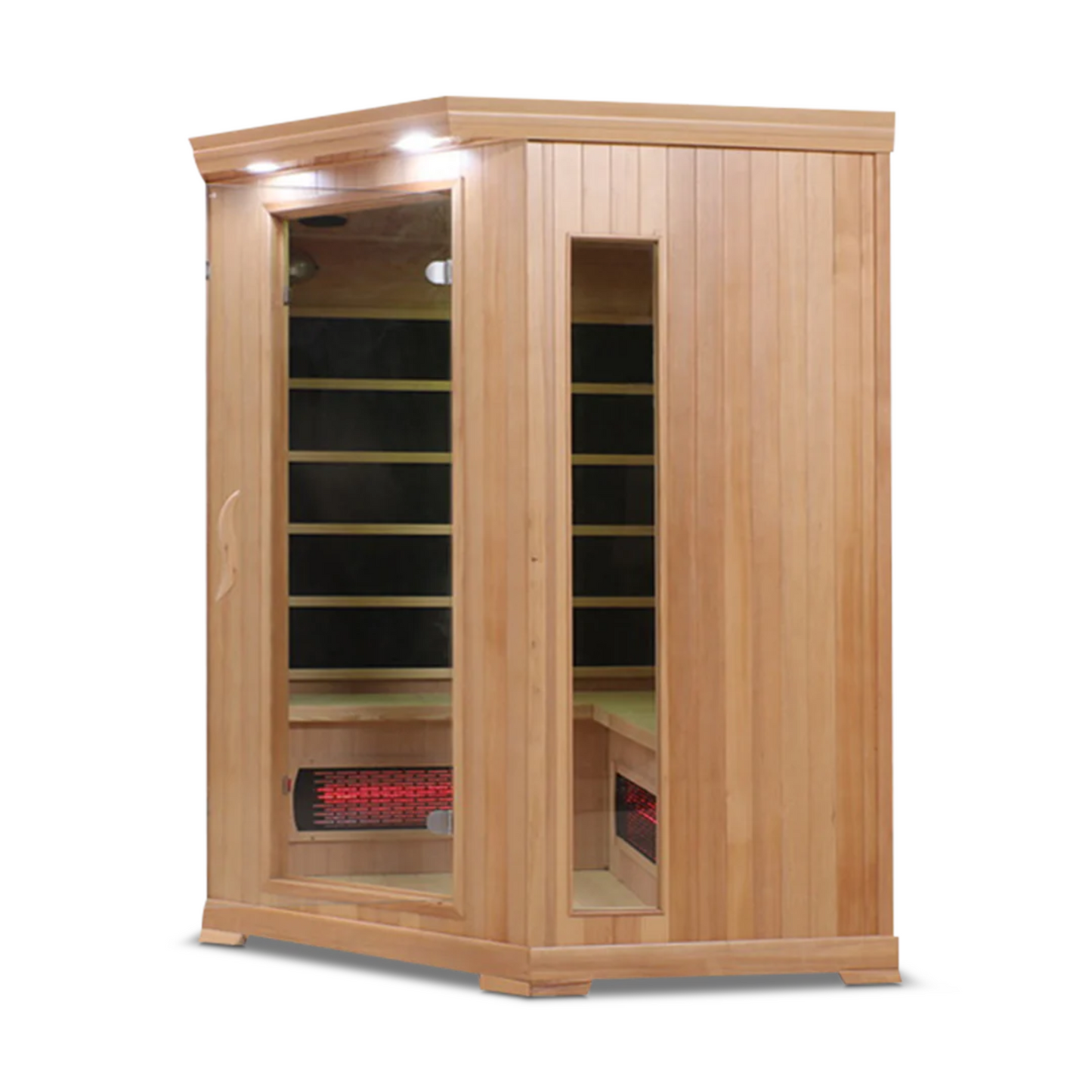 HealthSmart 4 Person Hemlock Corner Infrared Sauna