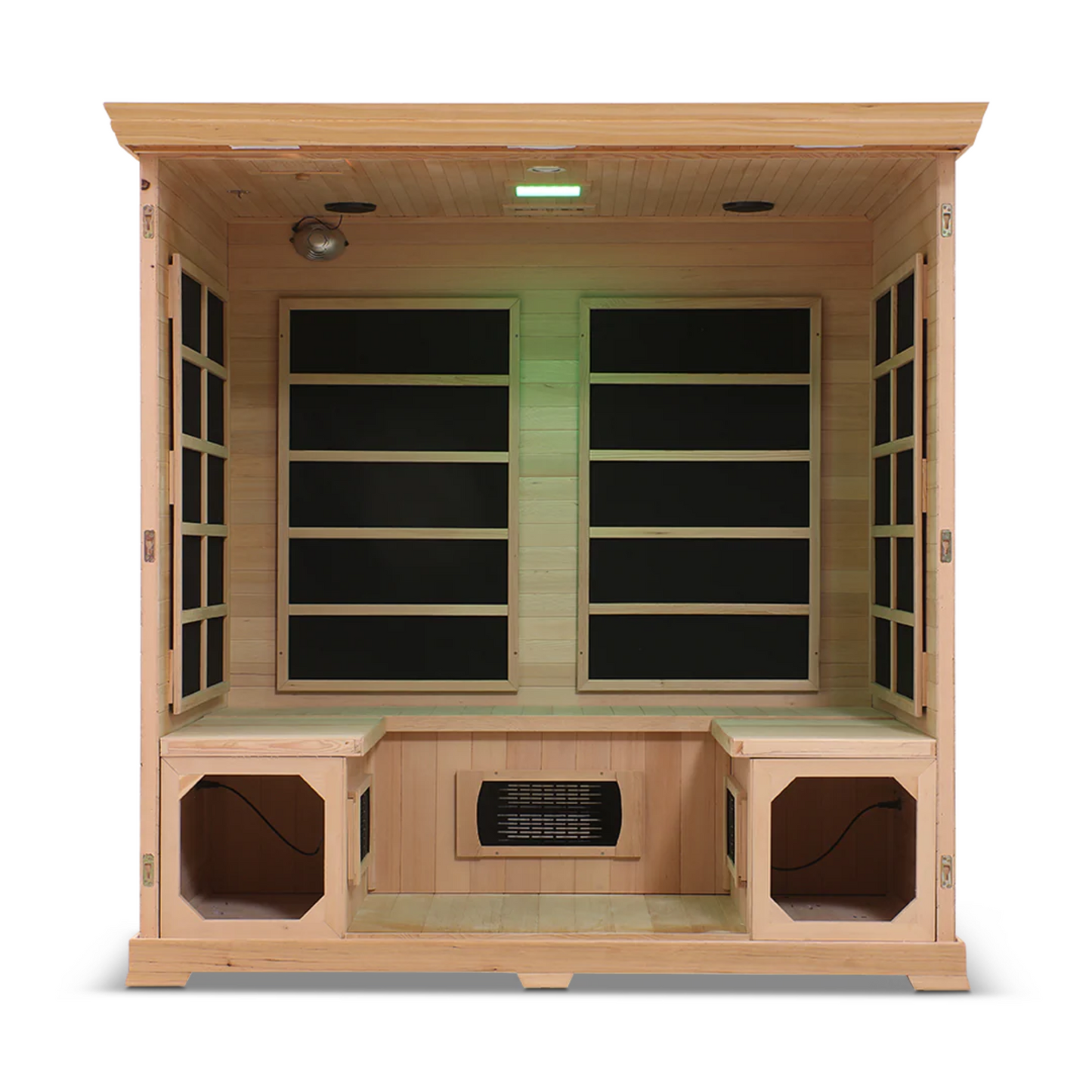 HealthSmart 4 Person Hemlock Infrared Sauna