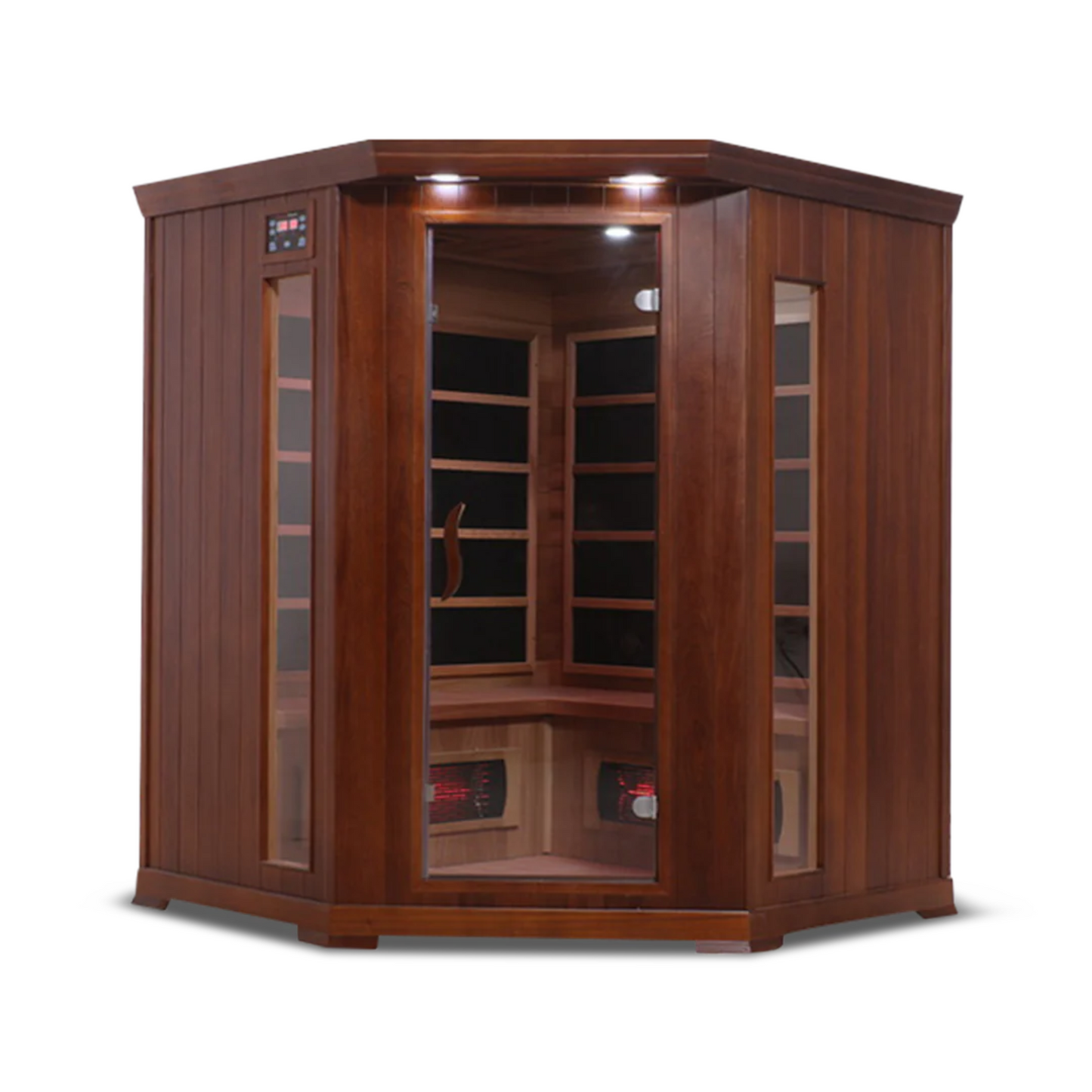 HealthSmart 4 Person Cedar Corner Infrared Sauna