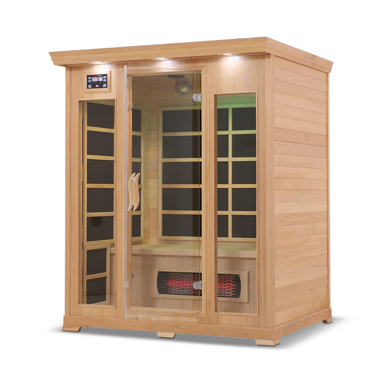 HealthSmart 3 Person Hemlock Infrared Sauna