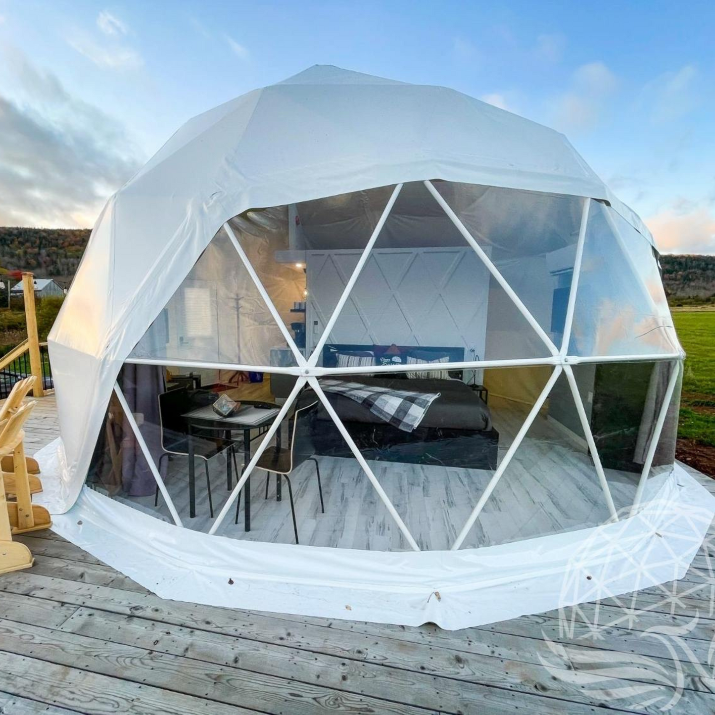 Phoenix Domes 23ft Deluxe Glamping Package | 400 sqft