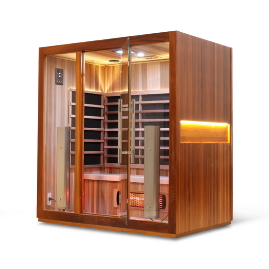 HealthSmart 4 Person Cedar Smart Infrared Sauna