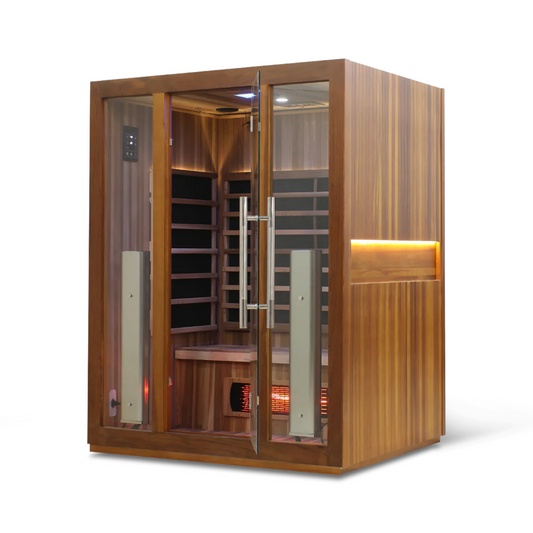 HealthSmart 3 Person Cedar Smart Infrared Sauna