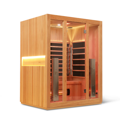 HealthSmart 3 Person Hemlock Smart Infrared Sauna