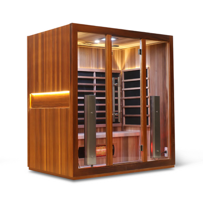 HealthSmart 4 Person Cedar Smart Infrared Sauna