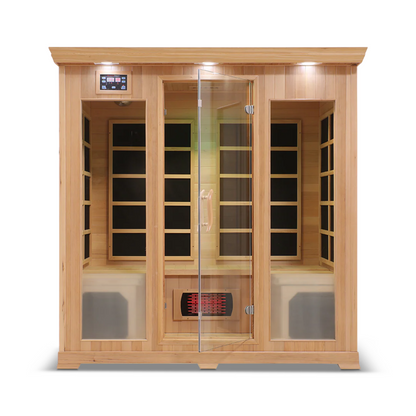 HealthSmart 4 Person Hemlock Infrared Sauna