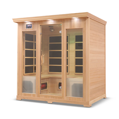 HealthSmart 4 Person Hemlock Infrared Sauna
