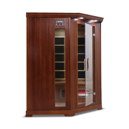 HealthSmart 4 Person Cedar Corner Infrared Sauna