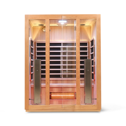 HealthSmart 3 Person Hemlock Smart Infrared Sauna