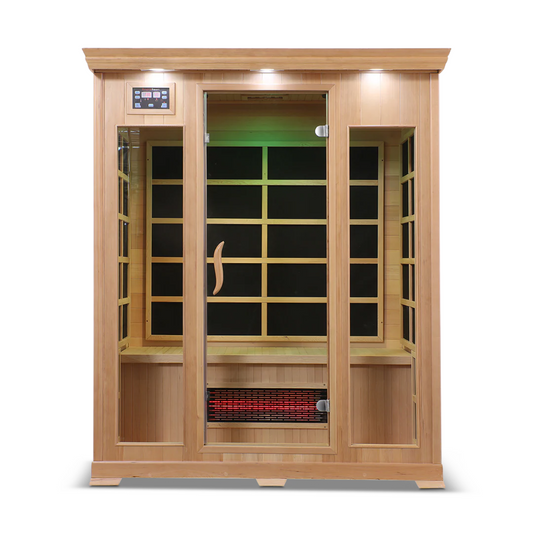 HealthSmart 3 Person Hemlock Infrared Sauna