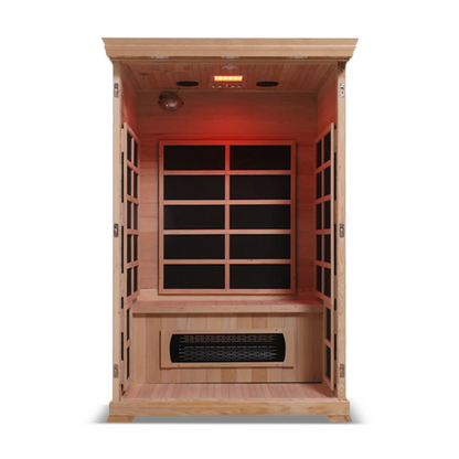 HealthSmart 2 Person Hemlock Infrared Sauna