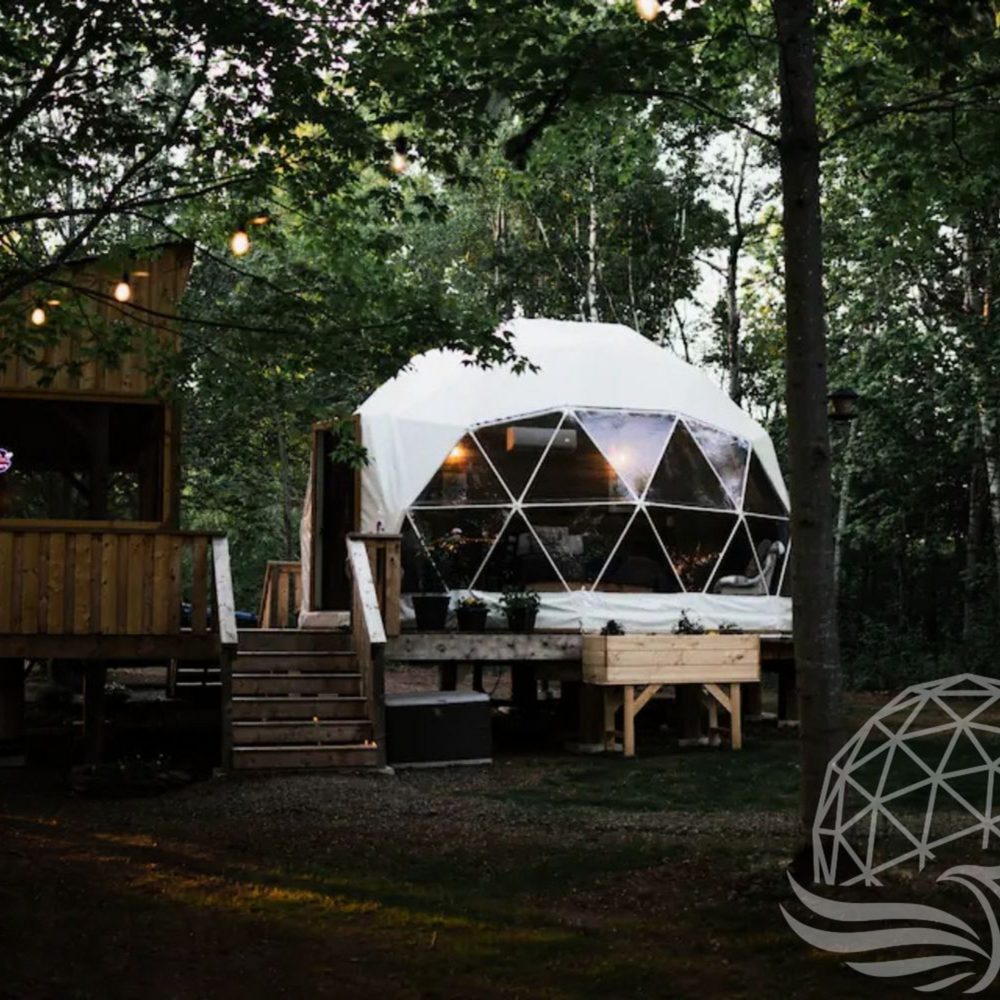 Phoenix Domes 20ft Deluxe Glamping Package | 290 sqft
