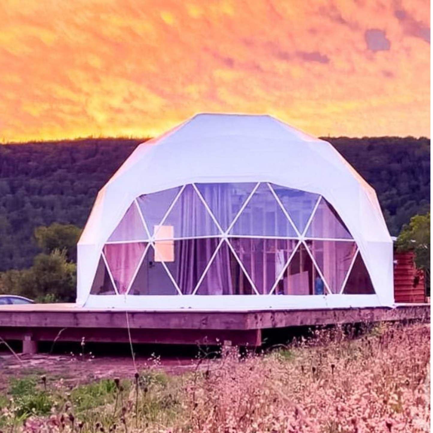 Phoenix Domes 23ft Deluxe Glamping Package | 400 sqft