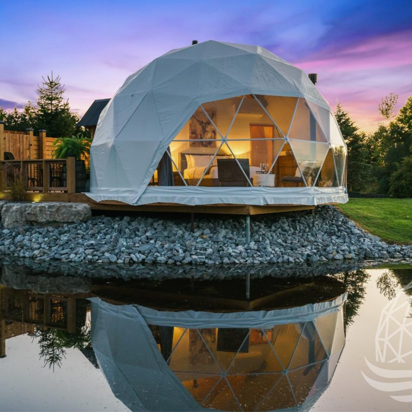 Phoenix Domes 23ft Deluxe Glamping Package | 400 sqft
